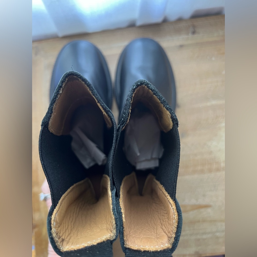 Ganni Creepers Chelsea Boots Size 40 In Black New - Picture 7 of 15